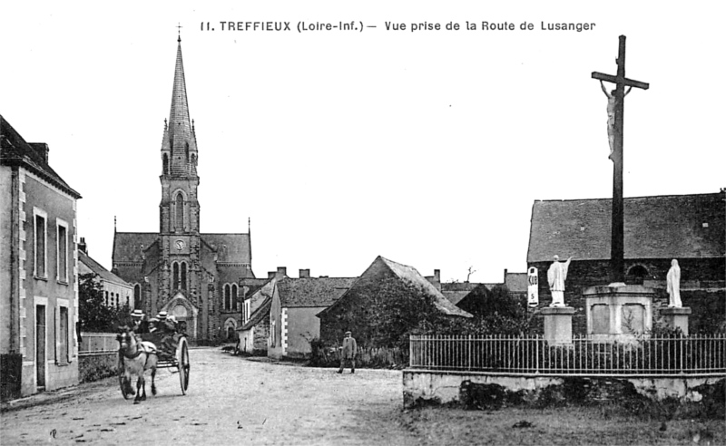 Ville de Treffieux (anciennement en Bretagne).