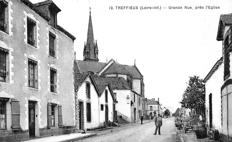 Ville de Treffieux (anciennement en Bretagne).