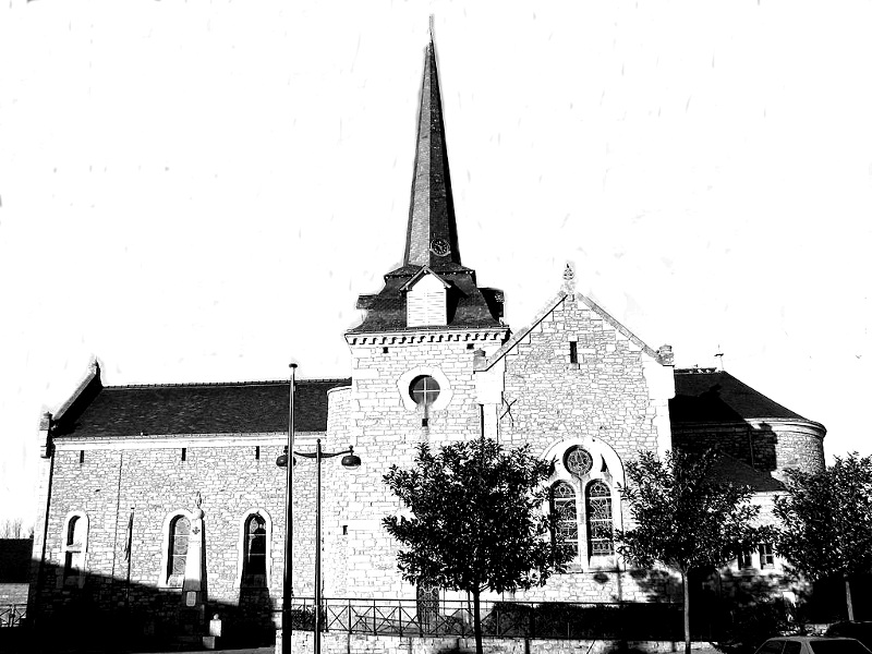 Eglise de Trefflan (Bretagne).