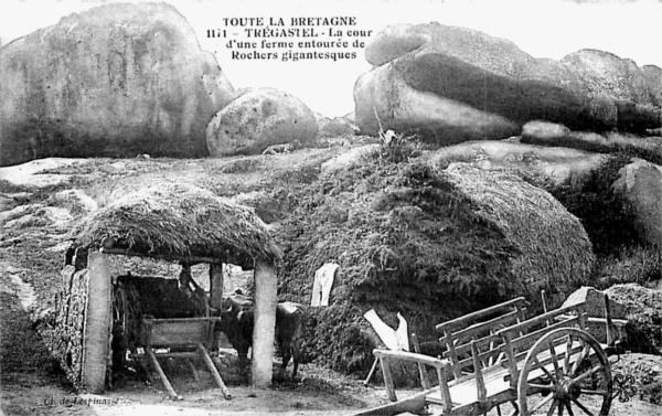 Ville de Trgastel (Bretagne).