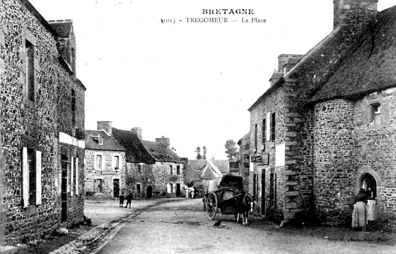 Ville de Trgomeur (Bretagne).