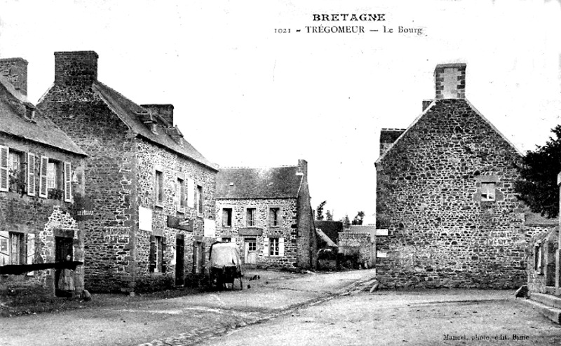 Ville de Trgomeur (Bretagne).