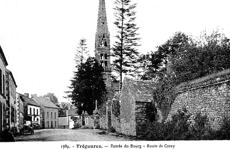 Ville de Trgourez (Bretagne).