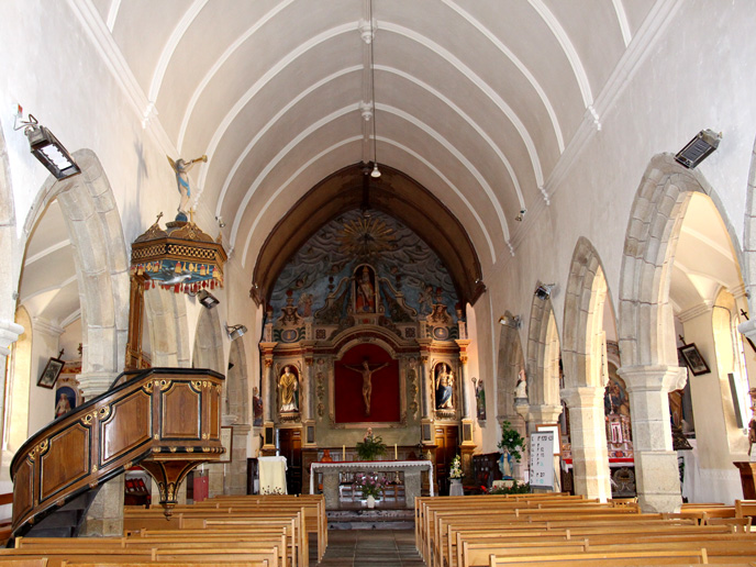 Eglise Saint-Brandan  Trgrom, en Bretagne