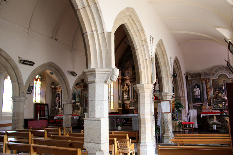 Eglise Saint-Brandan  Trgrom, en Bretagne