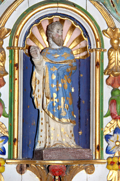 Retable de l'glise Saint-Brandan  Trgrom, en Bretagne