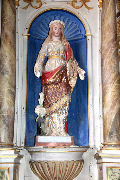 Retable de l'glise Saint-Brandan  Trgrom, en Bretagne