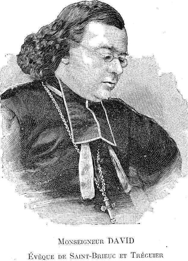 Monseigneur David (vque de Saint-Brieuc et Trguier - Bretagne).