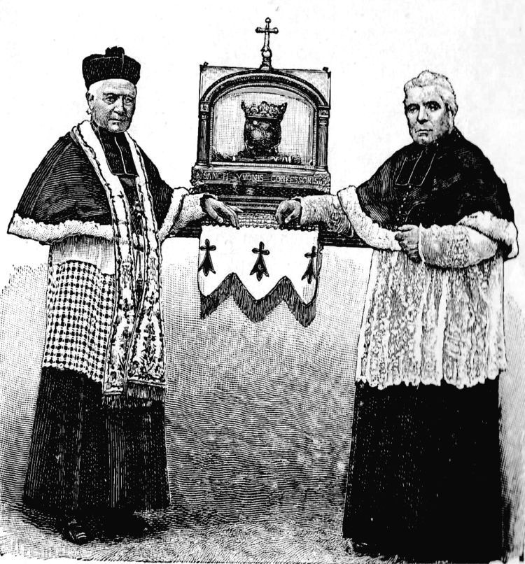 Le reliquaire de Saint-Yves  Trguier (Bretagne).
