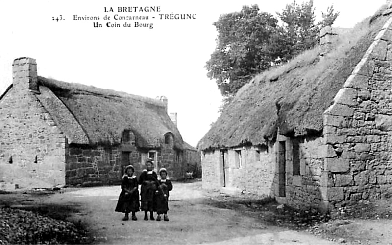 Ville de Trgunc (Bretagne).