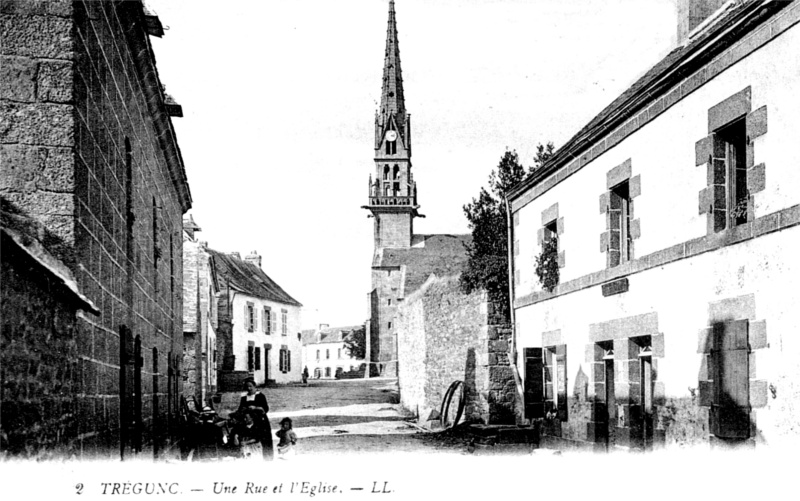 Ville de Trgunc (Bretagne).