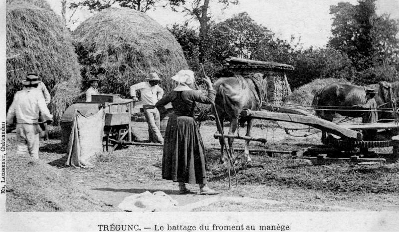 Ville de Trgunc (Bretagne).