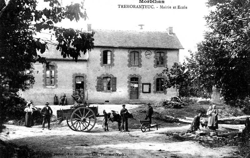 Ville de Tréhorenteuc (Bretagne).