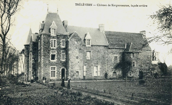 Trlvern (Bretagne) : Chteau de Kergouanton