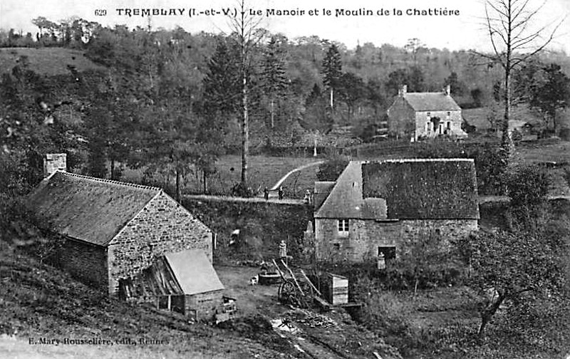 Manoir de la Chattière à Tremblay (Bretagne).