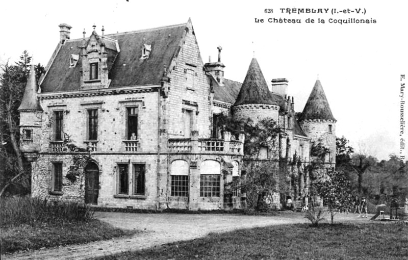 Manoir de la Coquillonais à Tremblay (Bretagne).