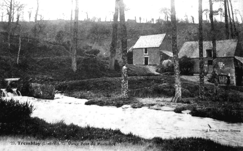 Ville de Tremblay (Bretagne) : Pont de Pontavice.