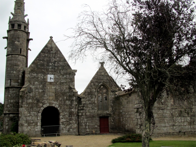 Eglise de Trmel, incendie le 21 juin 2016.