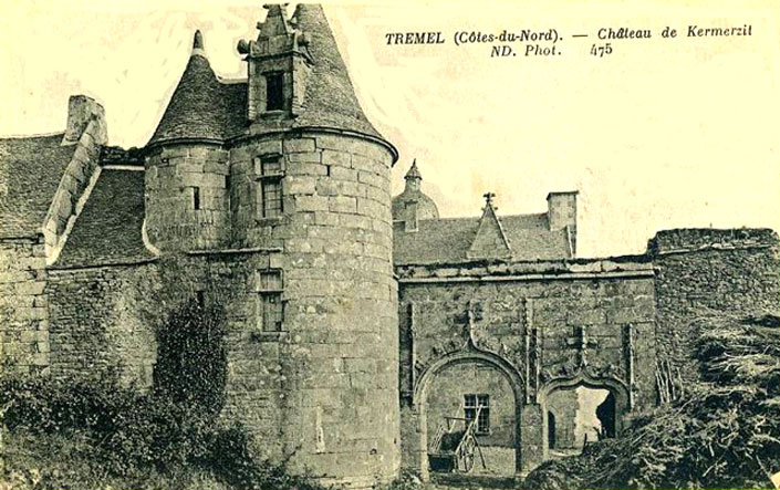 Trmel (Bretagne) : manoir de Kermerzit