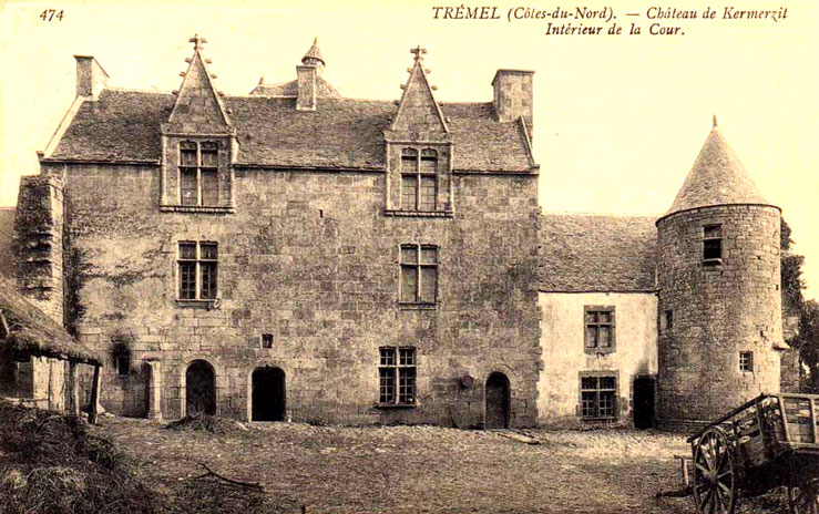 Trmel (Bretagne) : manoir de Kermerzit