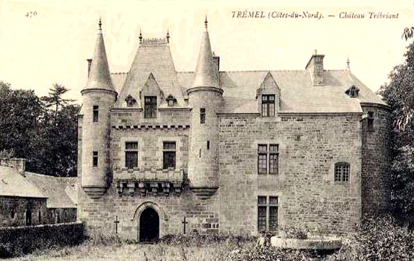 Trémel (Bretagne) : manoir de Trébriant