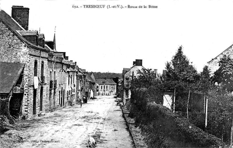 Ville de Treboeuf ou Tresbuf (Bretagne).