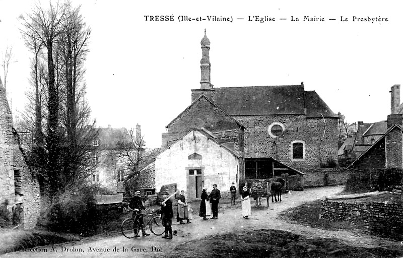 Ville de Tress (Bretagne).