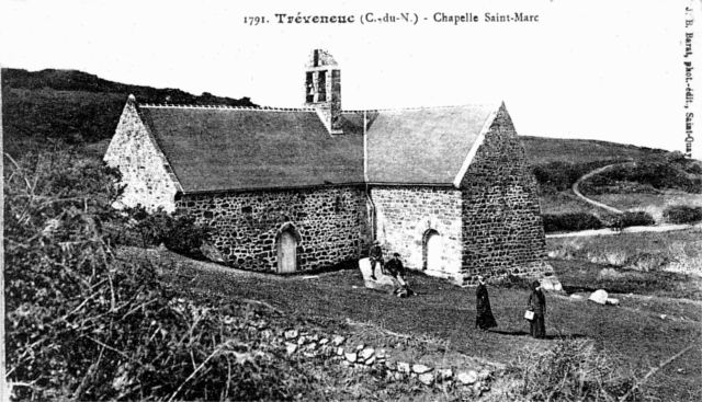 Tréveneuc (Bretagne) : chapelle Saint-Marc.