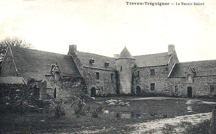 Trvou-Trguignec (Bretagne) : manoir de Balor