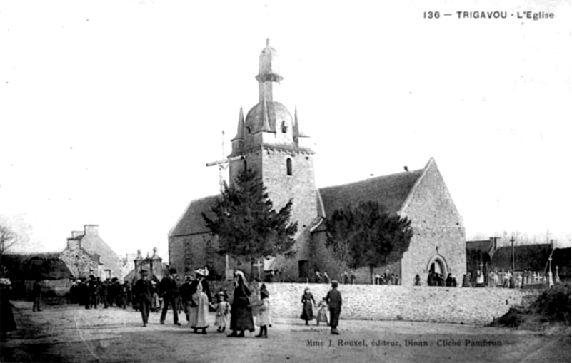 Pleslin-Trigavou (Bretagne) : glise de Trigavou.