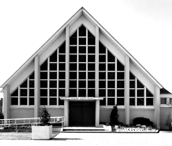 Nouvelle glise de Trignac (anciennement en Bretagne).