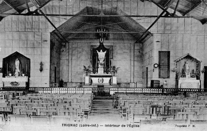 Ancienne glise de Trignac (anciennement en Bretagne).