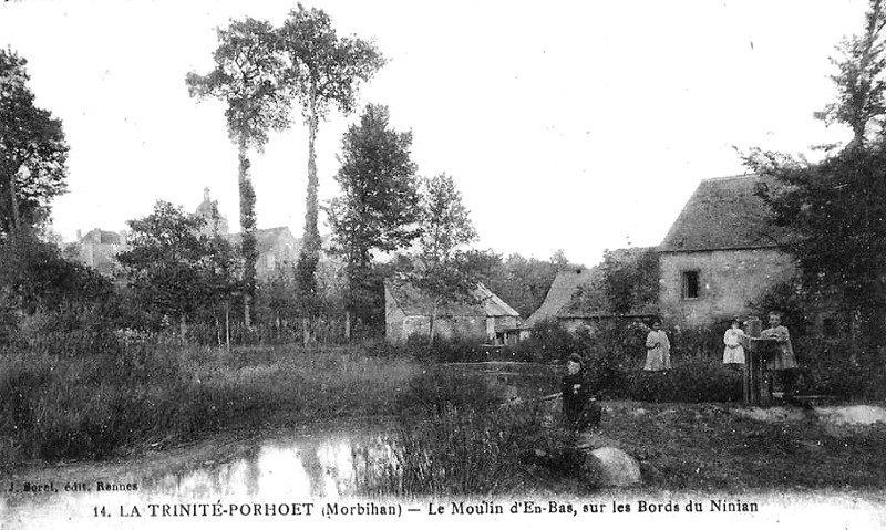 Moulin de la Trinité-Porhoët (Bretagne).