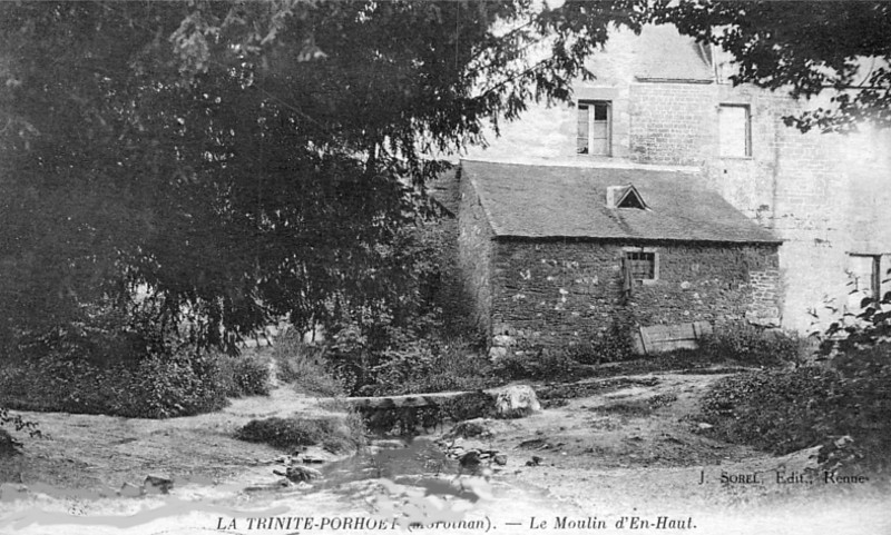Moulin de la Trinité-Porhoët (Bretagne).