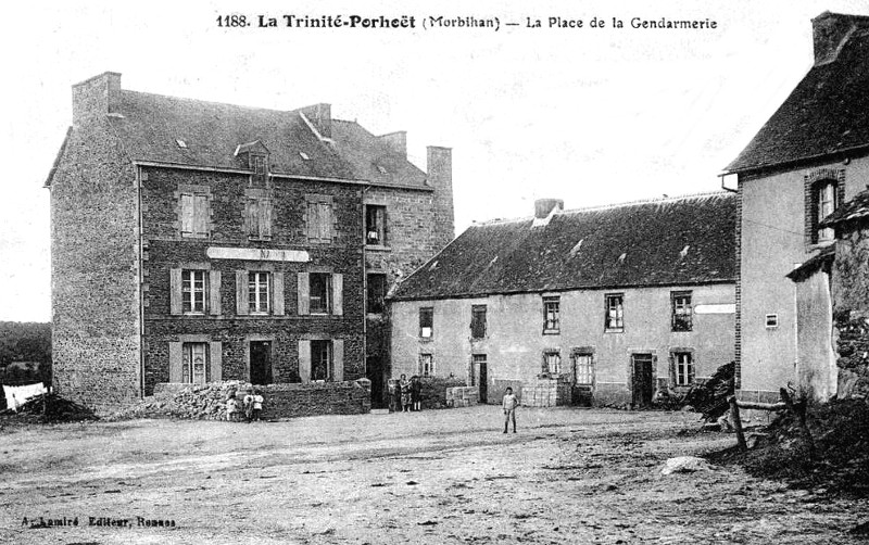 Ville de la Trinit-Porhot (Bretagne).