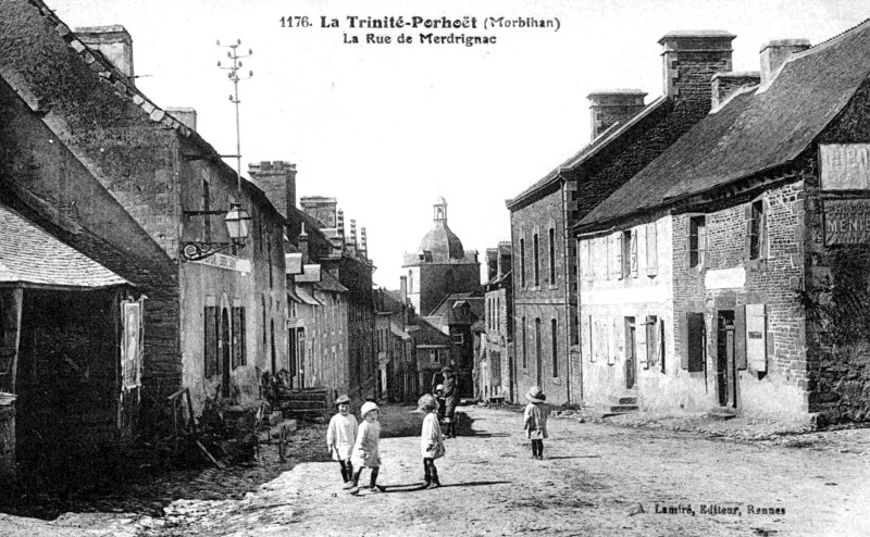 Ville de la Trinité-Porhoët (Bretagne).