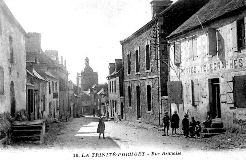 Ville de la Trinit-Porhot (Bretagne).