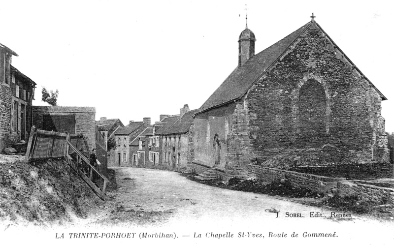 Chapelle Saint-Yves de la Trinité-Porhoët (Bretagne).