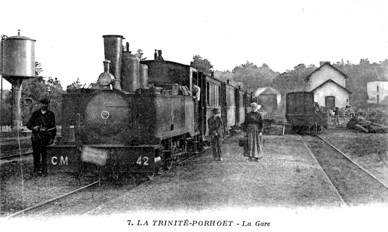 Gare de la Trinité-Porhoët (Bretagne).