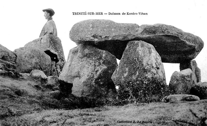 Dolmen de la Trinit-sur-Mer (Bretagne).