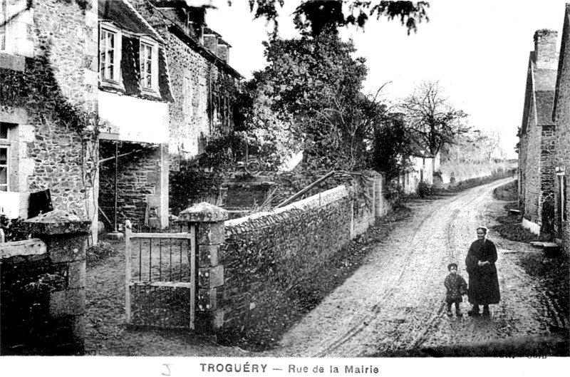 Ville de Troguéry (Bretagne).