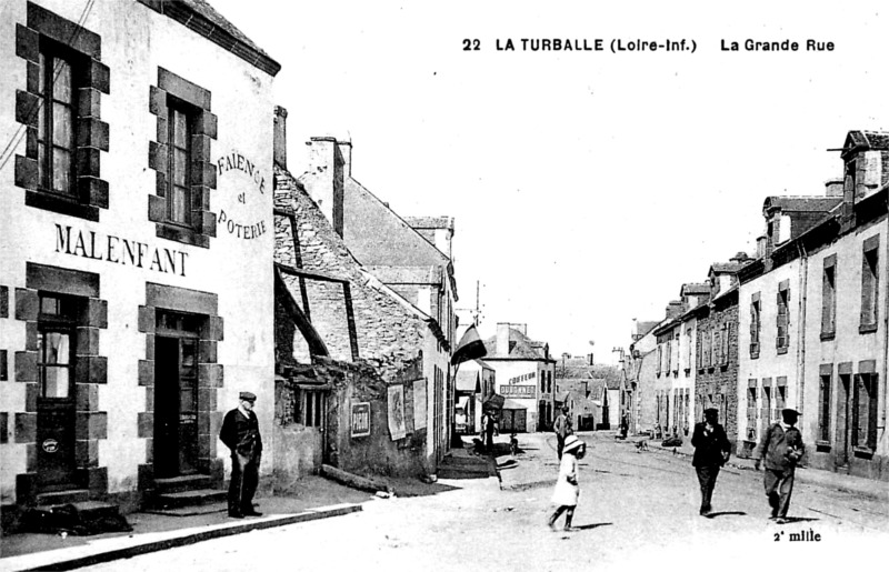 Ville de La Turballe (anciennement en Bretagne).