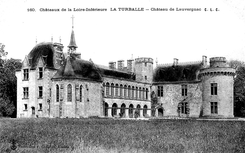 Chteau de Lauvergnac  La Turballe (anciennement en Bretagne).