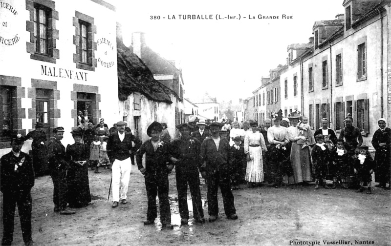 Ville de La Turballe (anciennement en Bretagne).