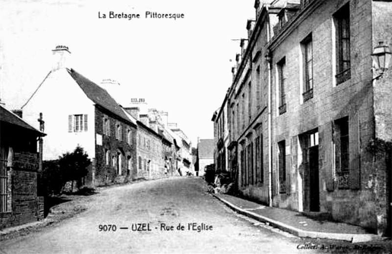 Ville d'Uzel (Bretagne).