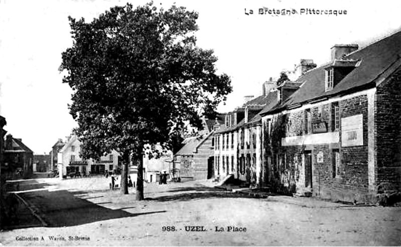 Ville d'Uzel (Bretagne).