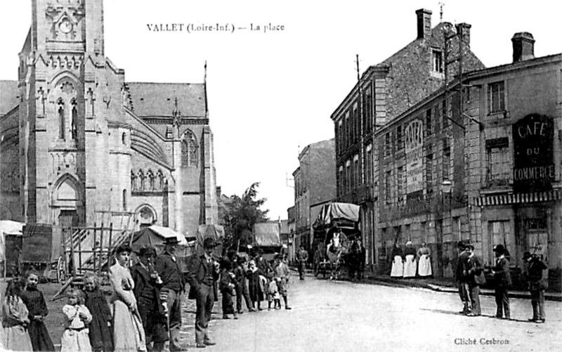 Ville de Vallet (Bretagne).