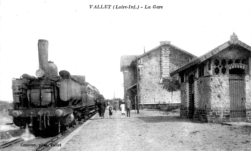 Gare de Vallet (Bretagne).