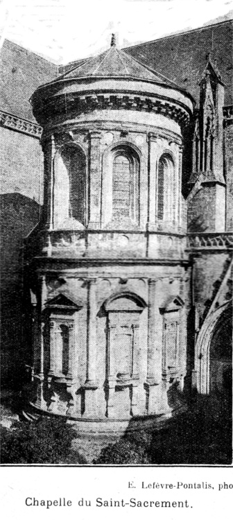 Chapelle du Saint-Sacrement de la cathdrale de Vannes (Bretagne).