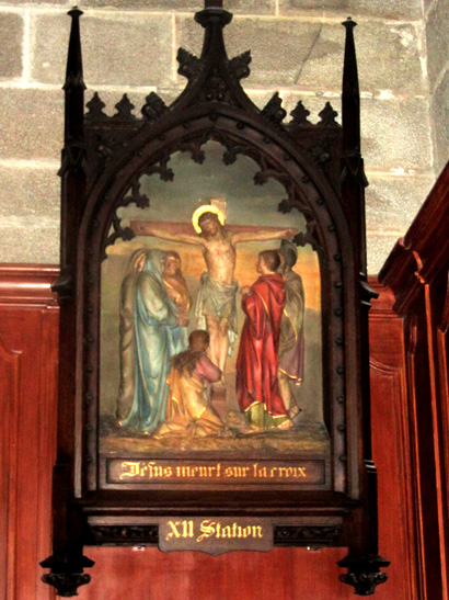 Vannes : chemin de croix de la cathdrale de Saint Pierre